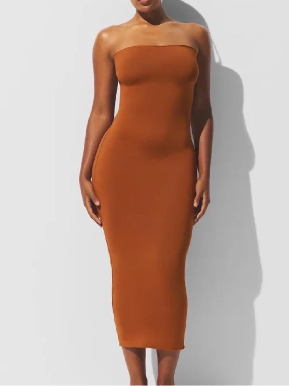 SKIMS convertible Tube Dress NWT in Bronze